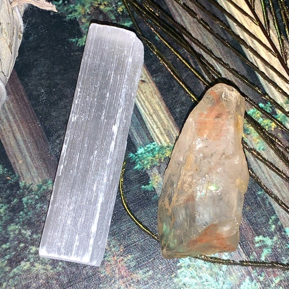 “The Ultimate Protection” Smudge Set w Angel Aura Quartz Complete Protection Set - Picture 9 of 16